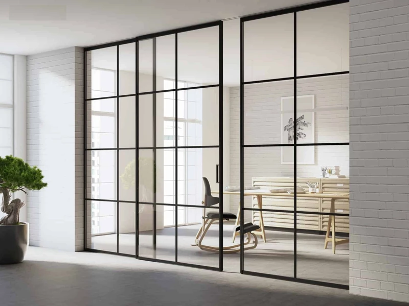 Cửa nhôm kính Slim